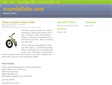 Tablet Screenshot of nopedalbike.com